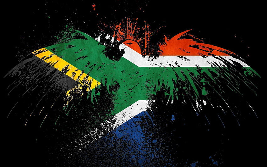 ปักธงแอฟริกาใต้ วอลล์เปเปอร์ HD
