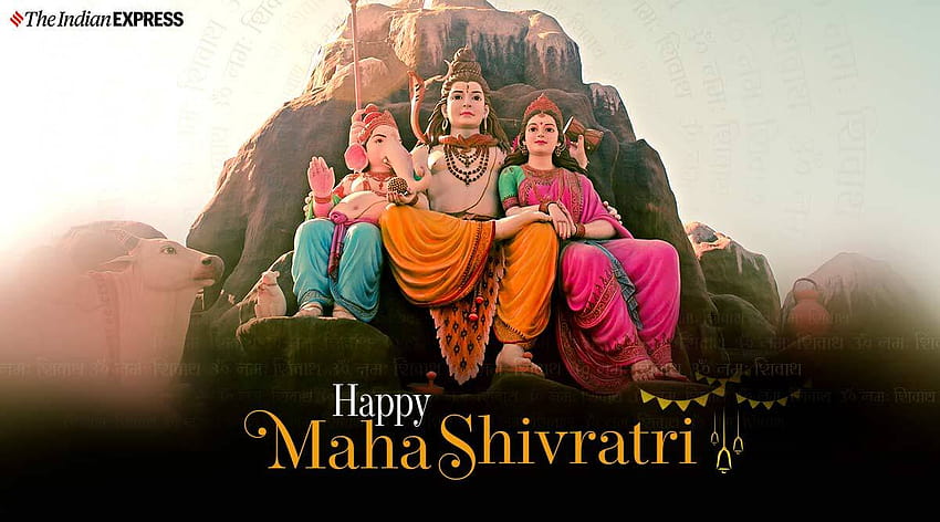Frohes Maha Shivratri 2020: Mahashivratri-Wünsche, WhatsApp-Nachrichten, Status, Zitate, GIF-er, SMS, glückliches Shivratri HD-Hintergrundbild