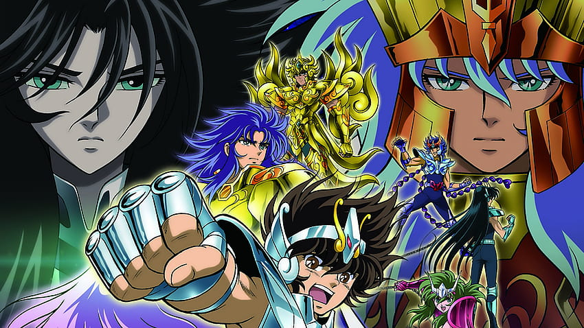 Andromeda Shun Ejderha Shiryu İkizler Efsanesi Hades Aziz Seiya Pegasus Seiya Phoenix Ikki Poseidon Aziz HD duvar kağıdı