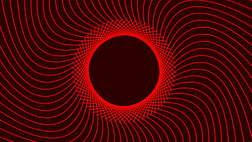 Red Spiral Circle ... .in HD wallpaper