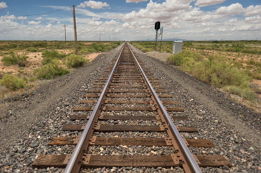 Eisenbahnschienen, ClipArt, ClipArt auf, Eisenbahnschienen-Perspektive HD-Hintergrundbild