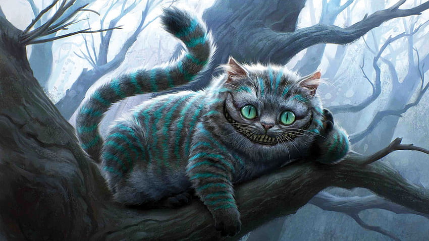 Alice In Wonderland, Cheshire Cat / dan Wallpaper HD