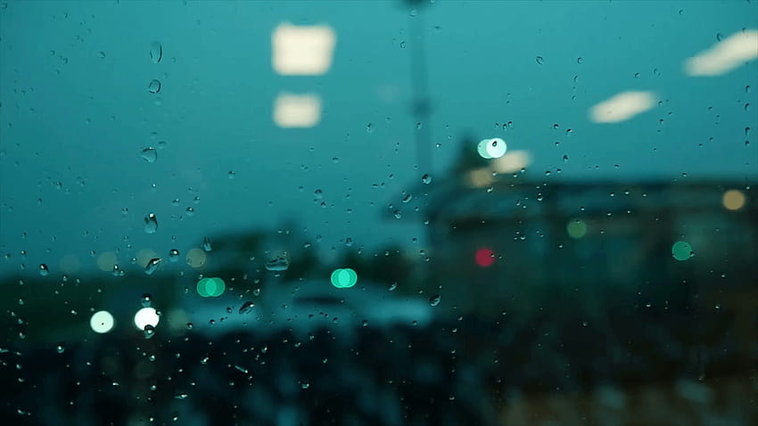 water drops on window. rain raining. crying sadness sad. blurred, rain background HD wallpaper