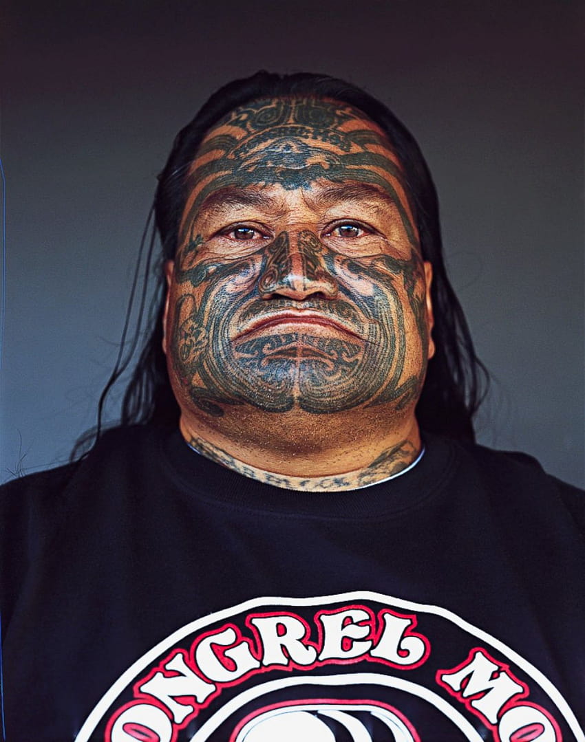 Stunning Portraits of Members of the Mighty Mongrel Mob HD phone wallpaper