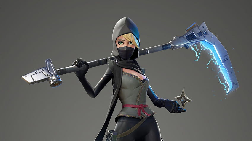 Fortnite Female Ninja, Gry, fortnite mobile Tapeta HD