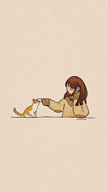 CAT GIRL NEKO PINK - SAD JAPANESE ANIME AESTHETIC Art Print by Poser_Boy |  Society6