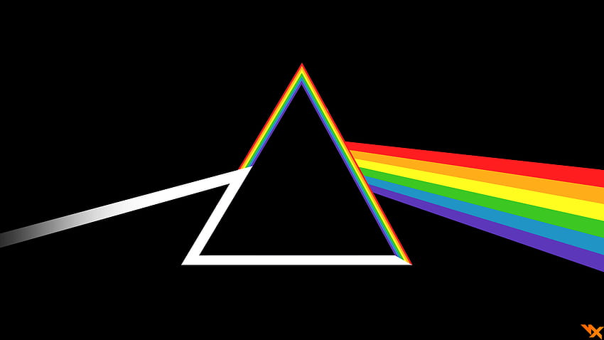 J'ai fait un drapeau Pink Floyd/Pride simpliste, un drapeau de fierté pansexuelle Fond d'écran HD