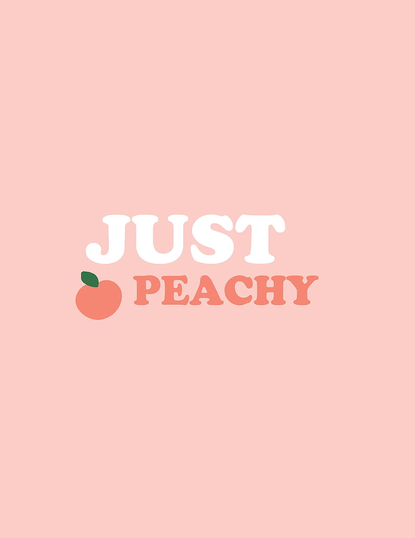Just Peachy Printable, aesthetic peach pink HD phone wallpaper