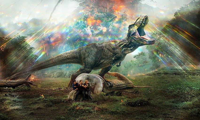 Jurassic World: Upadłe królestwo, park jurajski 2 Tapeta HD