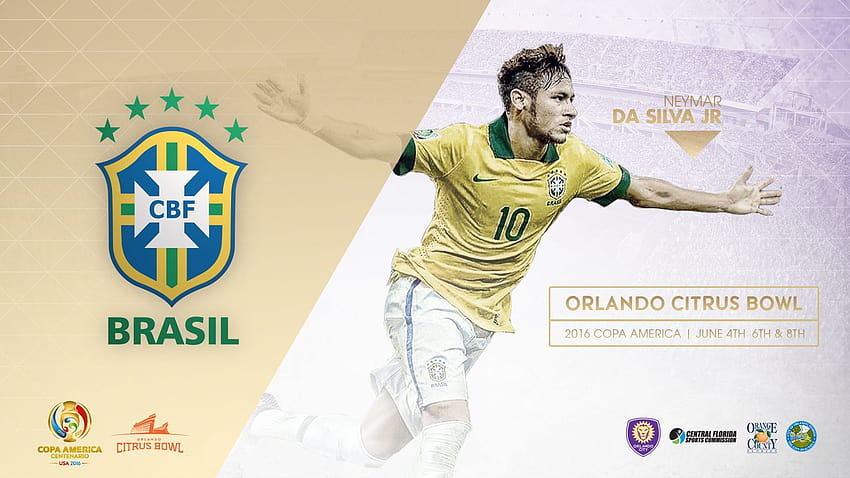 Brazil to Feature in Copa America Centenario 2016 at the Orlando Citrus Bowl, copa america brazil squad 2021 HD wallpaper