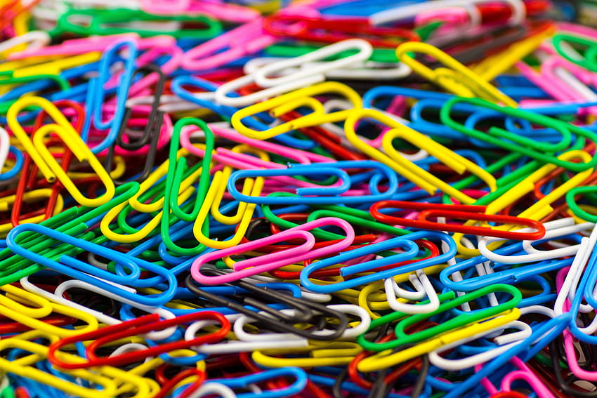 Multicolored Paper Clip · Stock, paperclip HD wallpaper | Pxfuel