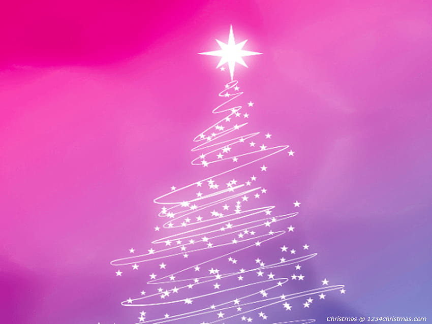 Pink Christmas Tree, christmas trees HD wallpaper