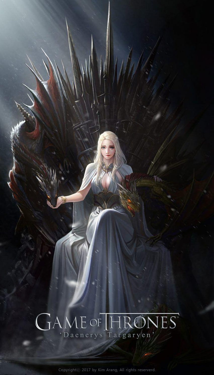 Daenerys Targaryen, Game of Thrones, Drache /, Game of Thrones-Drache HD-Handy-Hintergrundbild