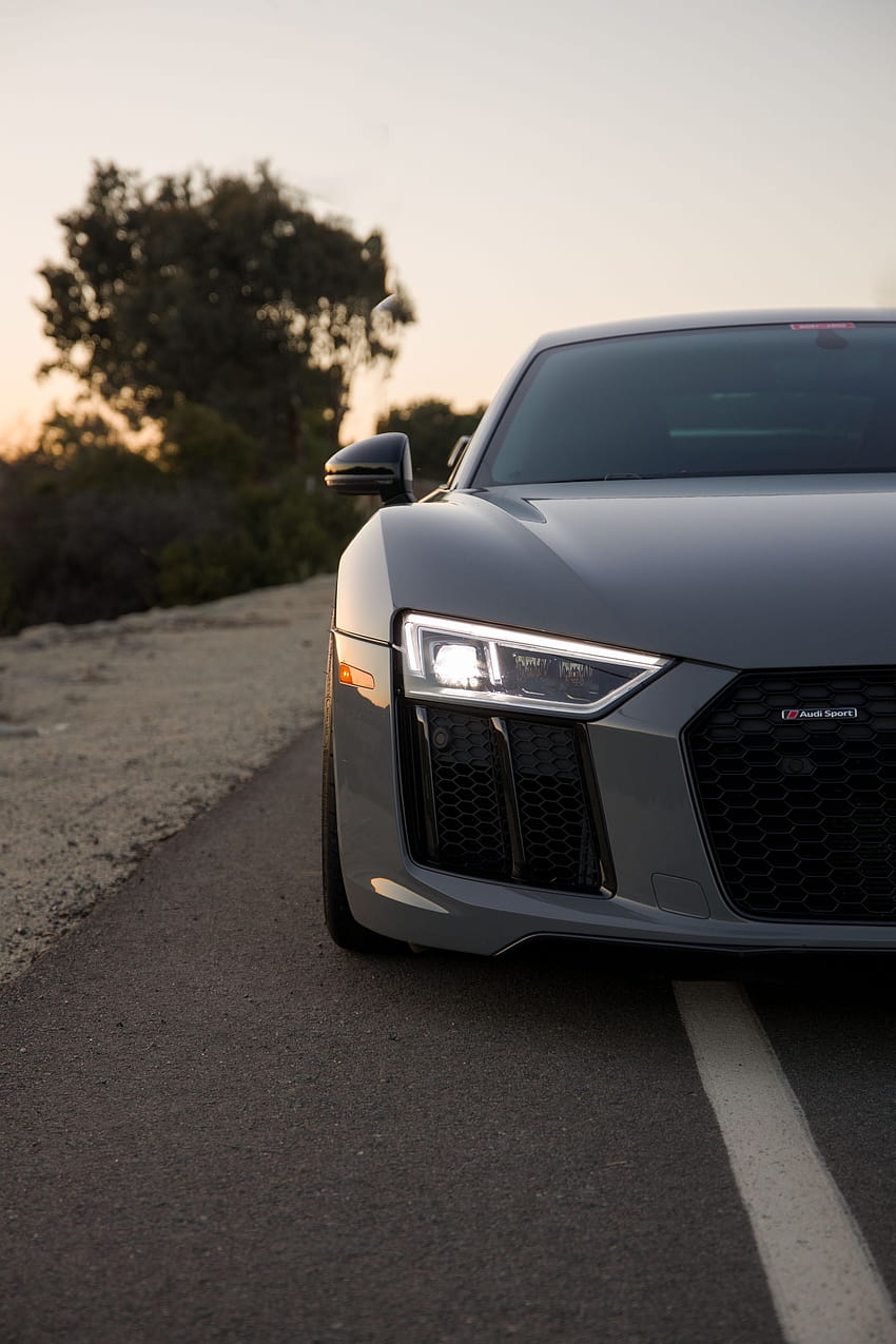 fondo de pantalla de audi r8 spyder negro