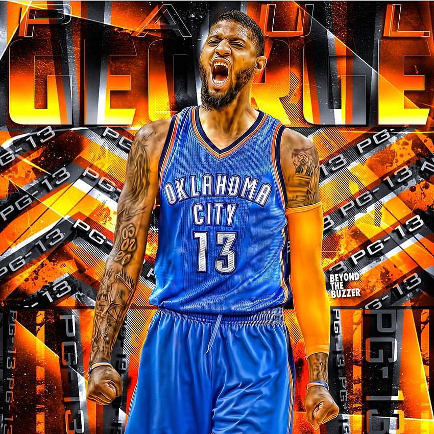 And It's Official!! Gotta start practicing how do you guys say it, paul george oklahoma city thunder HD phone wallpaper