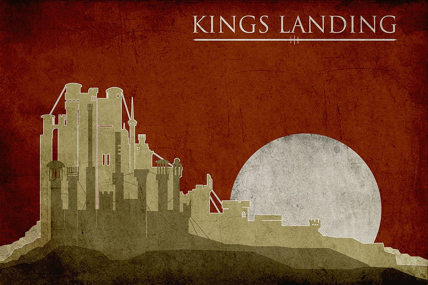 castelos, arte de fantasia, Game of Thrones, As Crônicas de Gelo e Fogo, HBO, Kings Landing papel de parede HD
