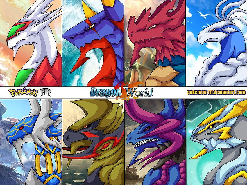 ◓ Pokémon do tipo Dragão — Dragon type