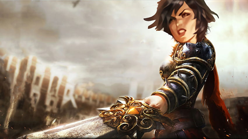I made a Bellona from one of the Chinese adds for smite and thought some people might like it. : r/Smite HD wallpaper