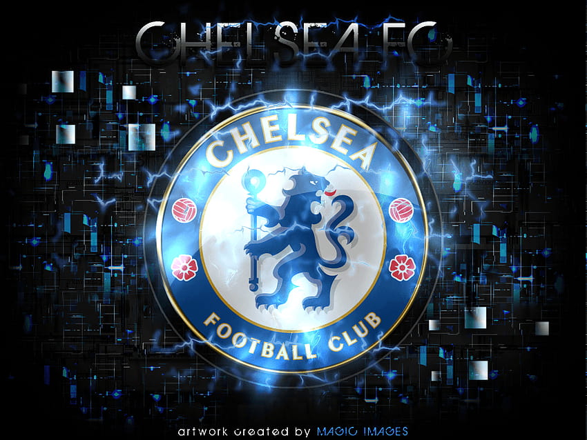 Nowe logo Chelsea FC, logo Chelsea Tapeta HD
