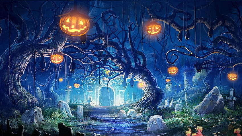 Tła Halloweenowe Nietoperze – Festiwale Tapeta HD