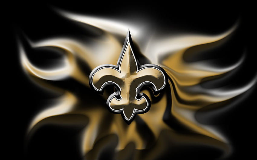 New Orleans Saints, logo dei santi Sfondo HD