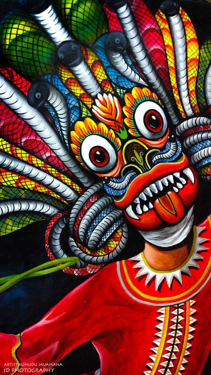 Masque Sri Lanka par JD_creations, yaka Fond d'écran de téléphone HD