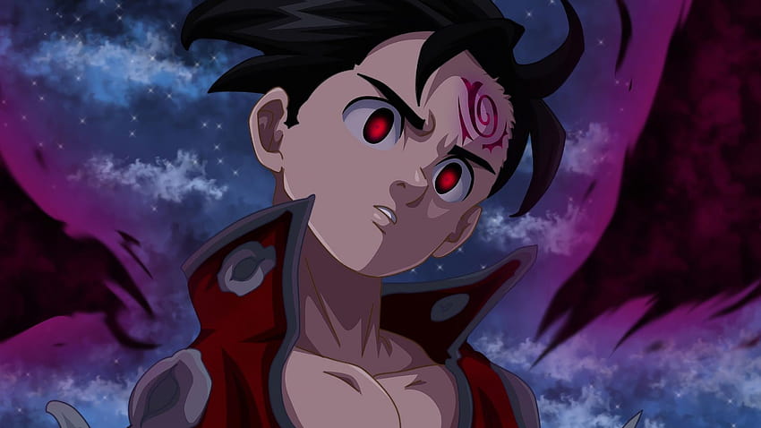 Anime Boy, Zeldris, The Seven Deadly Sins, meliodas Angriffsmodus HD-Hintergrundbild