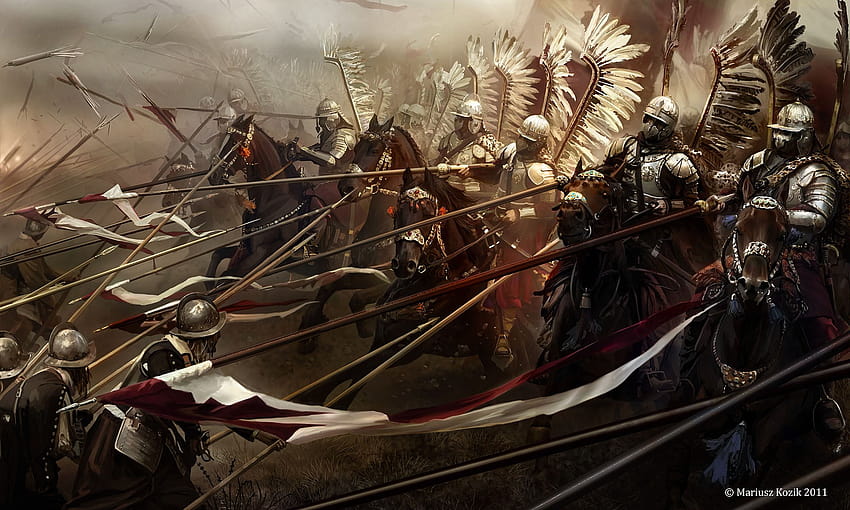 Hussars Bersayap Polandia oleh Mariusz Kozik Wallpaper HD