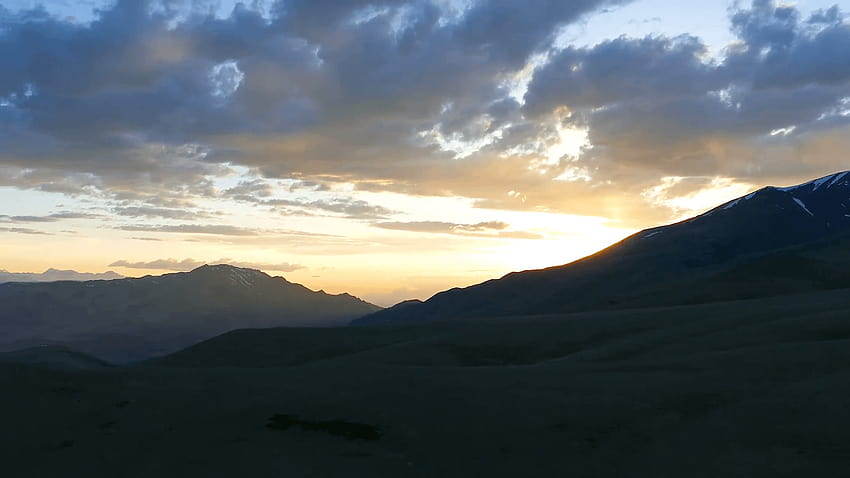 landscape in the Altai Mountains at sunset Stock Video Footage, sunset altai mountains HD wallpaper
