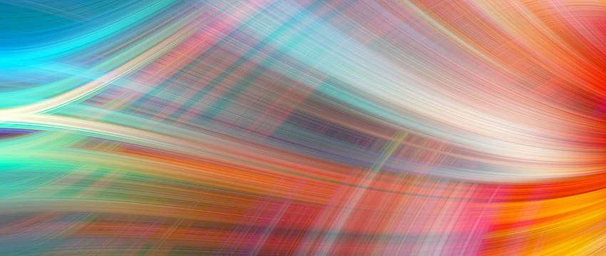 2560x1080 rays, colorful, tangled, intersection, colorful dispersion HD wallpaper