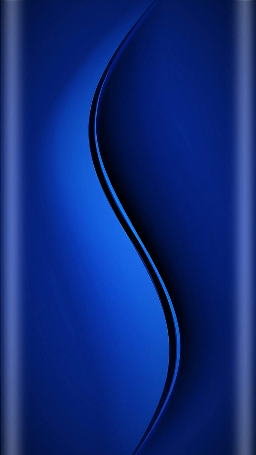 Blue Curves Wa9, special amoled curved HD phone wallpaper