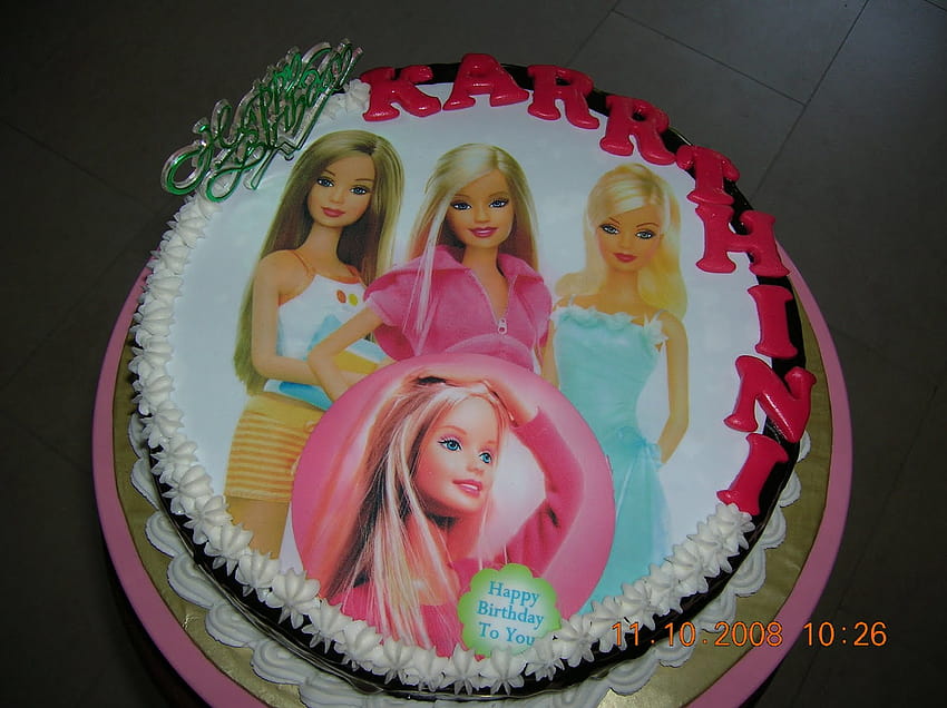 Free Barbie Cake Topper Printables! | Ellierosepartydesigns.com