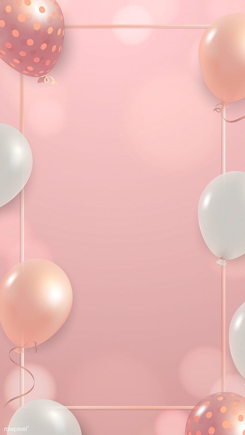 Ballons roses Fond d'écran de téléphone HD