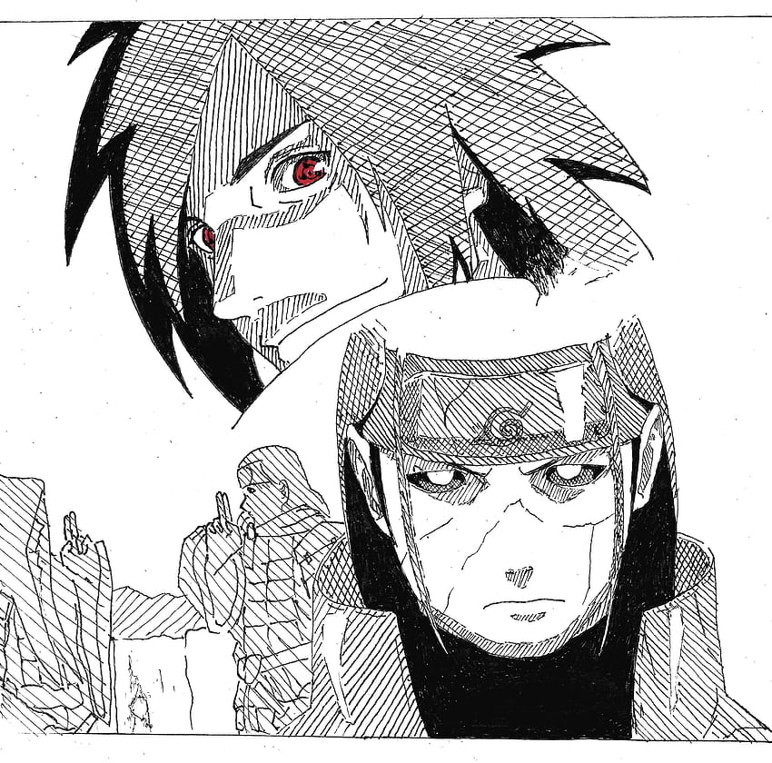 Naruto And Sasuke Vs Madara Drawing, hashirama vs madara drawing 高画質の壁紙