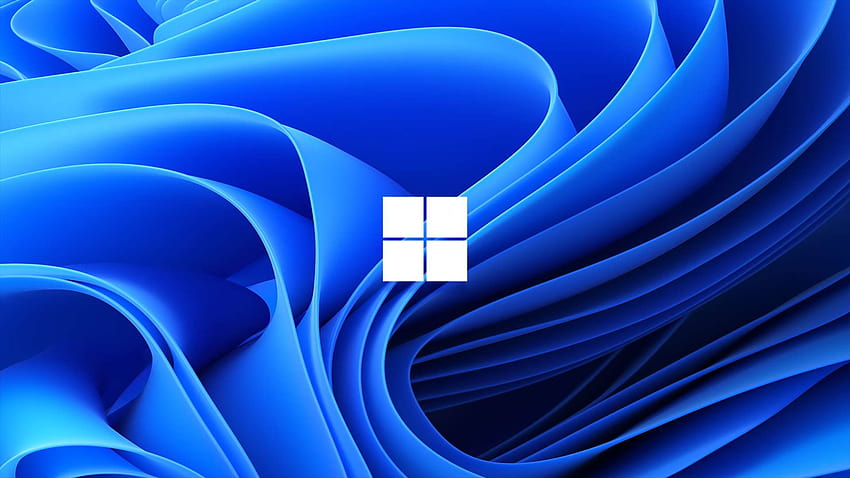 Windows 11 Blau, alles Blau HD-Hintergrundbild