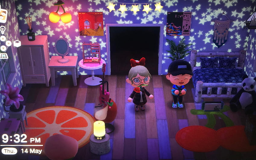 Some people may have noticed this already, but the stars on the star that Celeste gives you actually glow in the dark! : r/ AnimalCrossing HD wallpaper