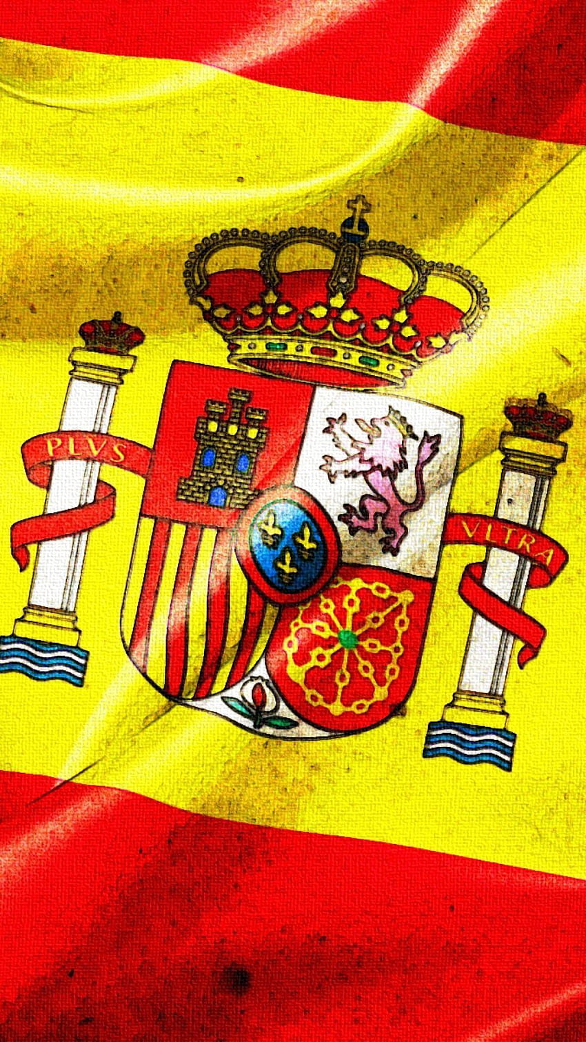 42 スペイン国旗と Mac、PC、iPhone スペイン用 HD電話の壁紙