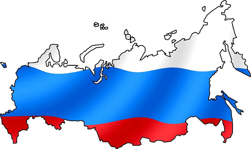 ロシア国旗地図 .jpg、ロシア地図 高画質の壁紙
