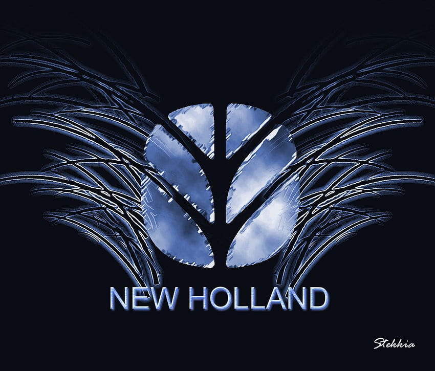 Logotipo de New Holland, agricultura de New Holland fondo de pantalla