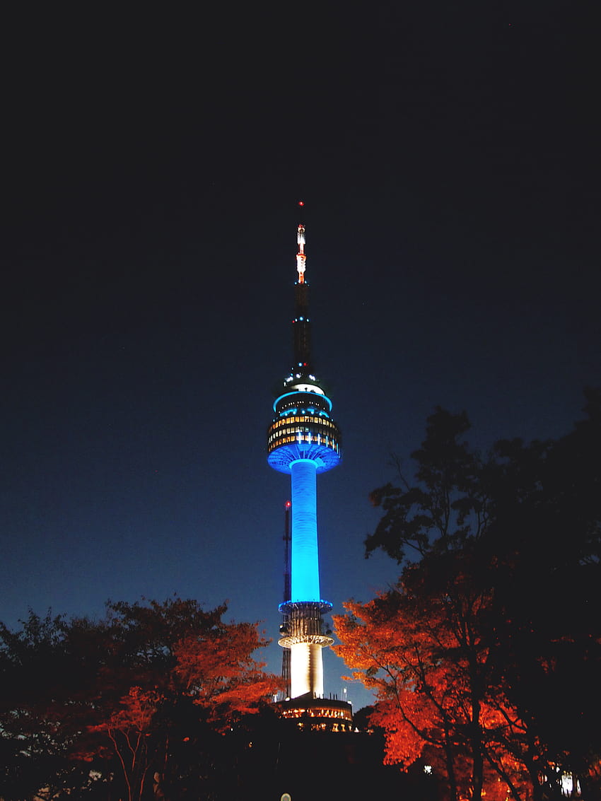 Seoul-Turm, Namsan-Turm HD-Handy-Hintergrundbild