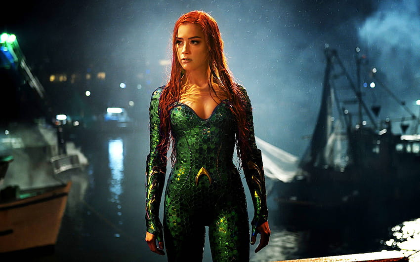Amber Heard as Mera in Aquaman 5K Wallpaper