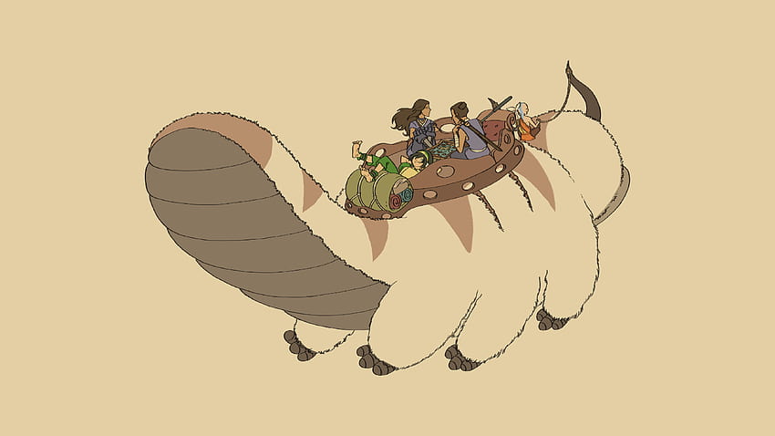 I made an Appa with some assets from /u/Mudron's amazing, avatar appa HD wallpaper