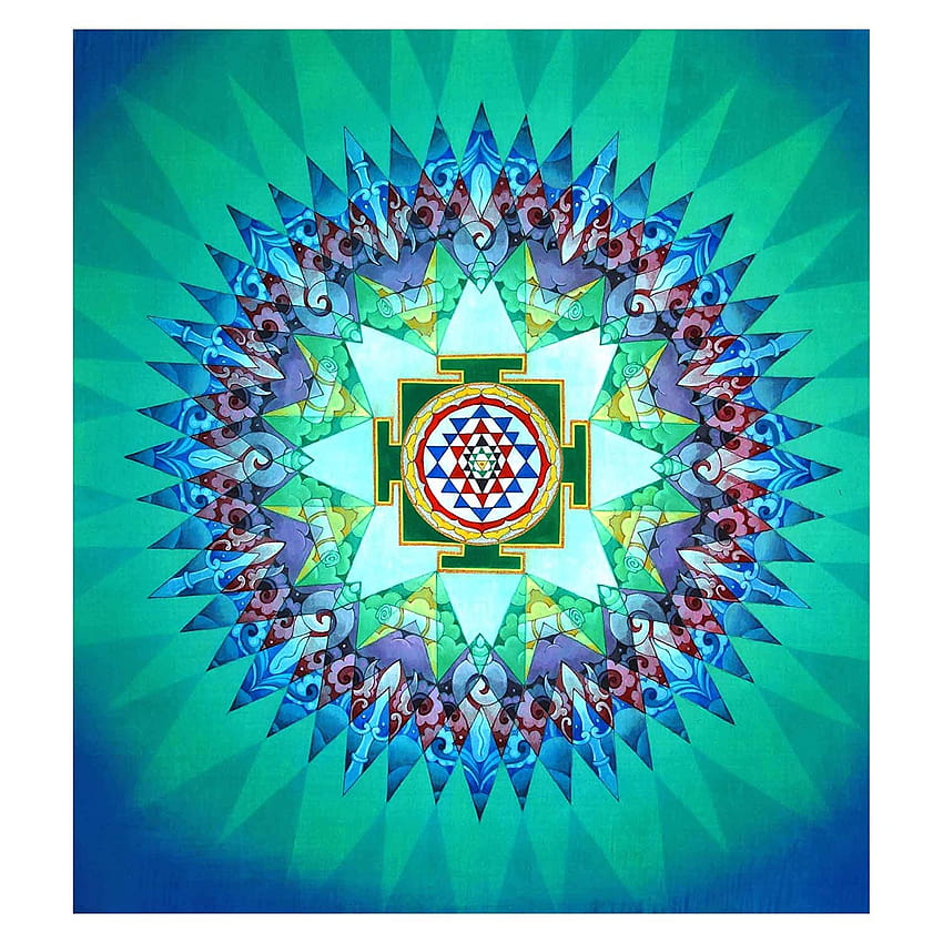 Yantra Mandala Painting, shri yantra HD phone wallpaper