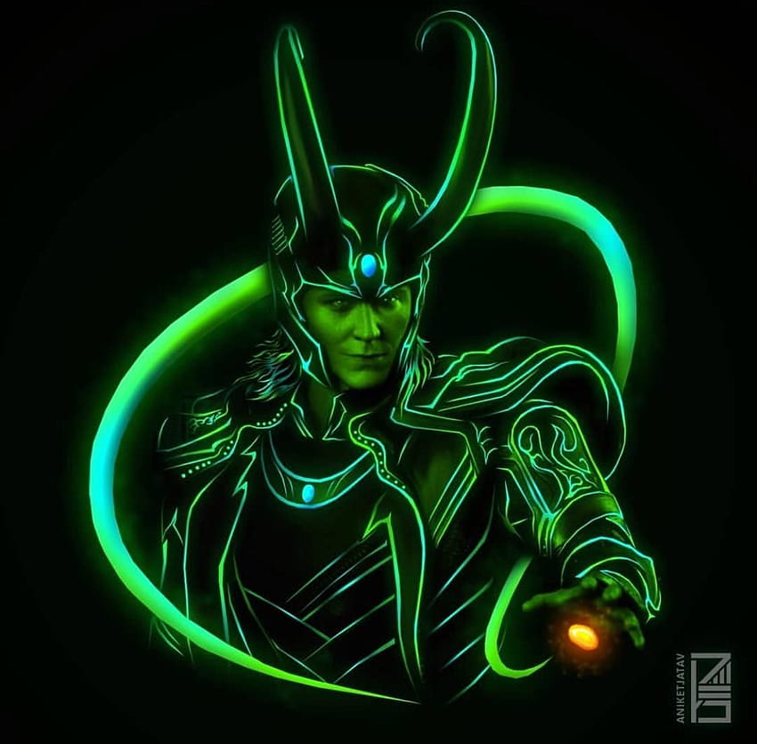 Neon Loki brother of Thor God of ...pinterest, loki neon HD wallpaper