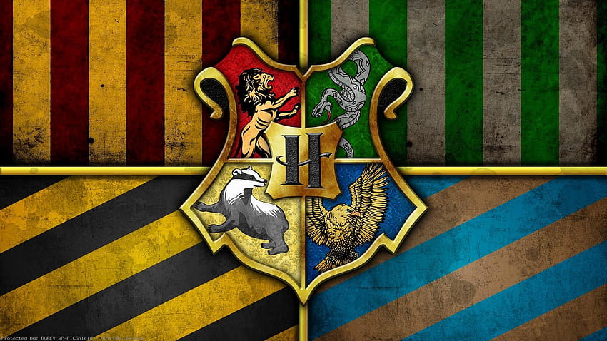 7 Hogwarts Logo, lambang hogwarts Wallpaper HD