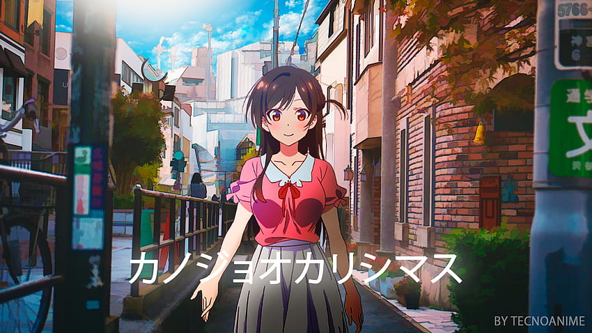: Street Art, Anime Girls, Kanojo Okarishimasu Rent a Girlfriend, Chizuru Mizuhara 1920x1080 HD-Hintergrundbild