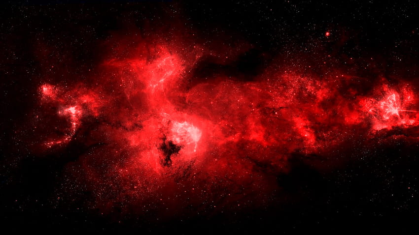 Mgławica Sci Fi i tła, czerwona mgławica Tapeta HD