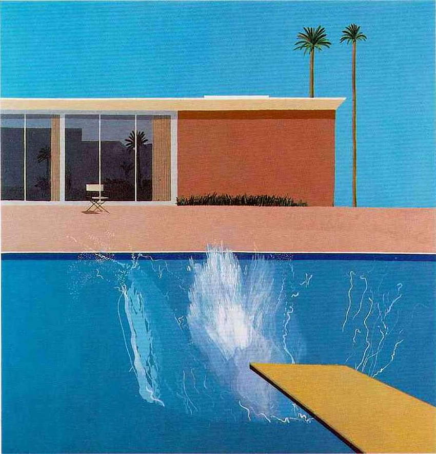 Current Mood: David Hockney/Poolside HD phone wallpaper