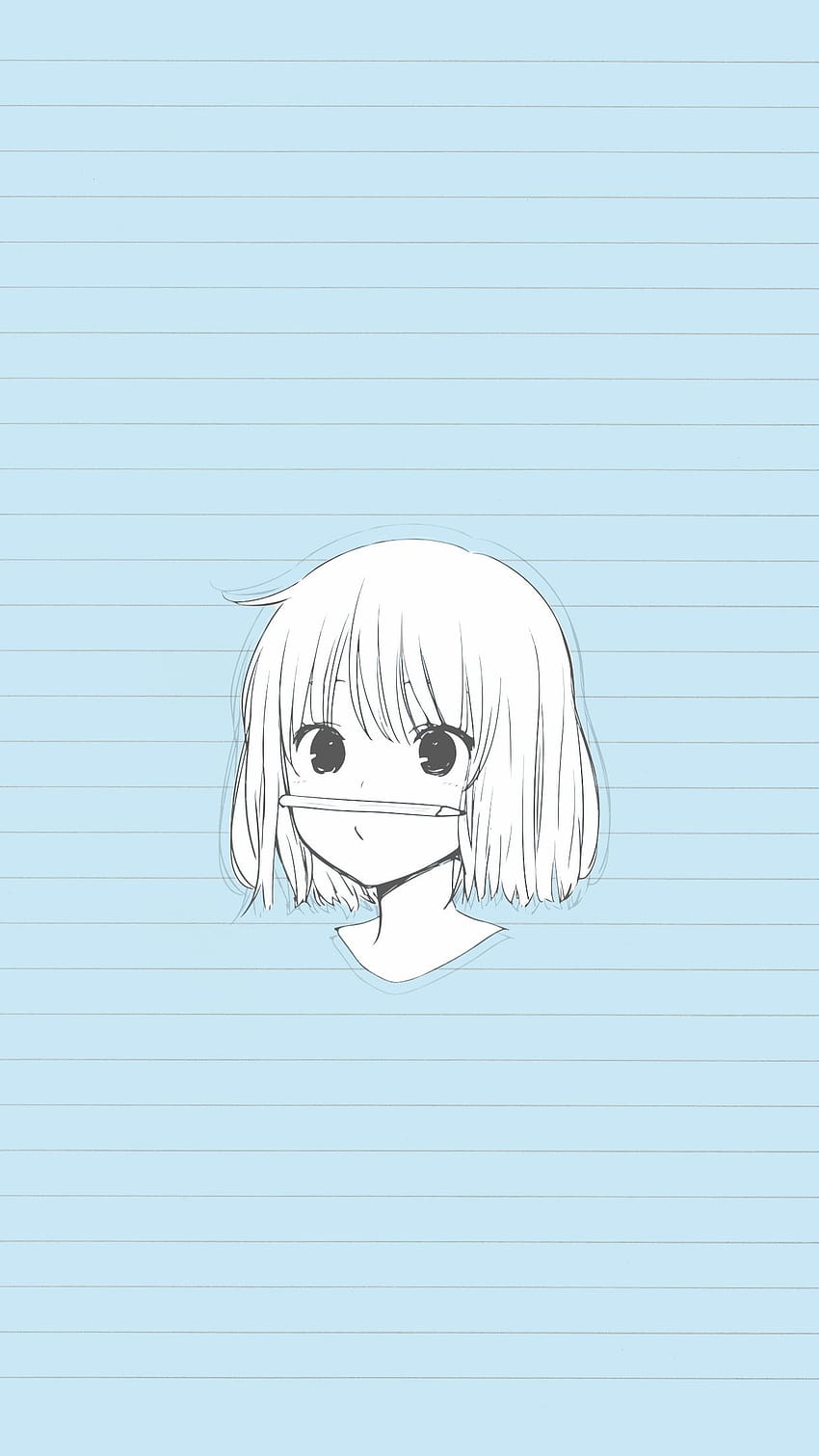 Drawing Cute Girl Sketch, anime girl drawing HD phone wallpaper ...