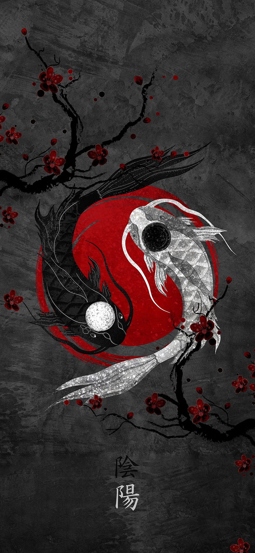 Japanese Dragon Aesthetic publié par Zoey Mercado, rouge japonais Fond d'écran de téléphone HD